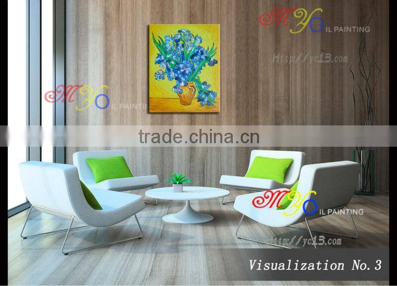 Vangogh Irises flower handmade oil painting on canvas home decoration
