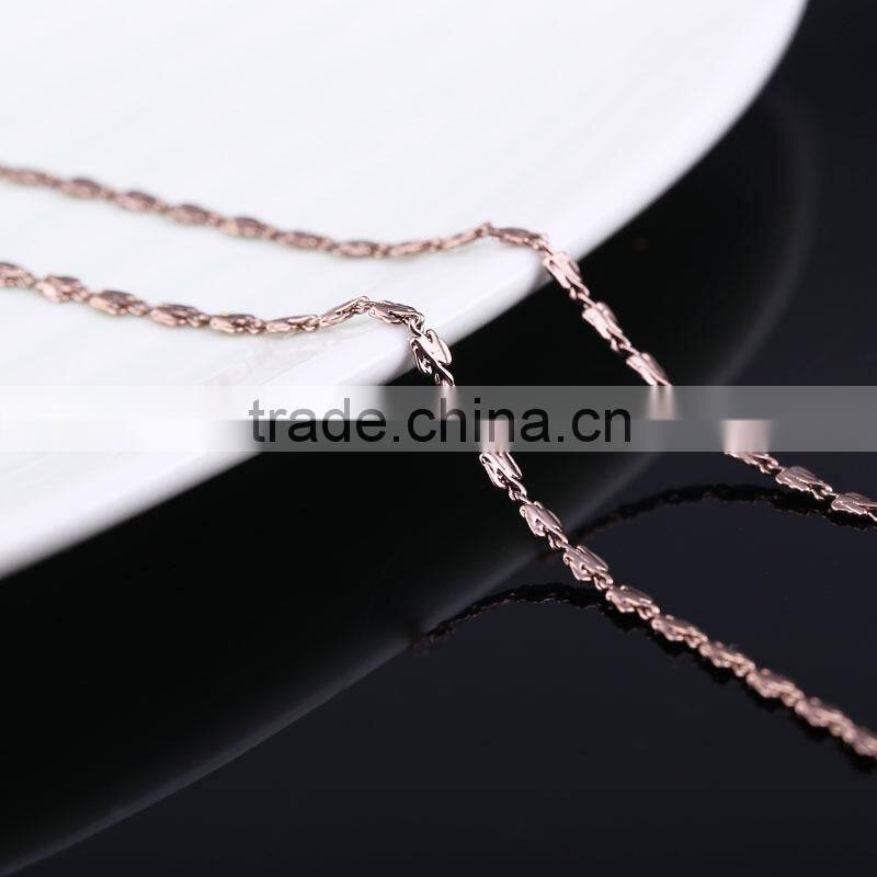 China wholesale chain gold jewellery long fashion chain & coffee gold plated link chain
