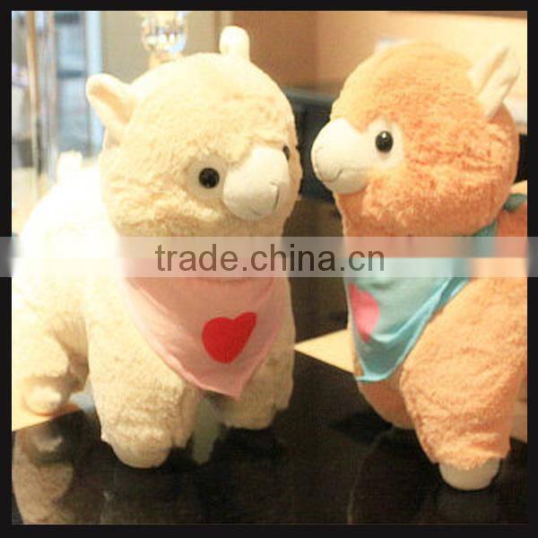 custom design stuffed sheep toy with white color