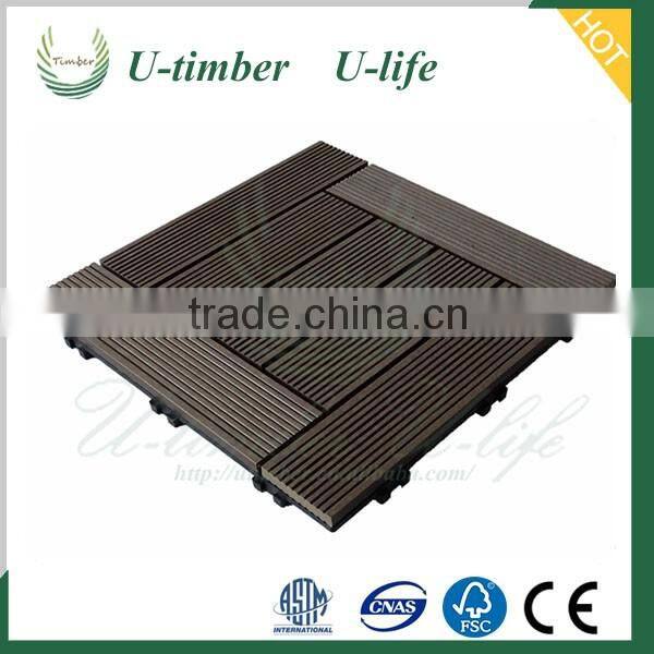 Superior quality WPC diy composite tiles flooring