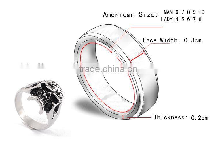 New products 2015 stainless steel silver rings finger ring
