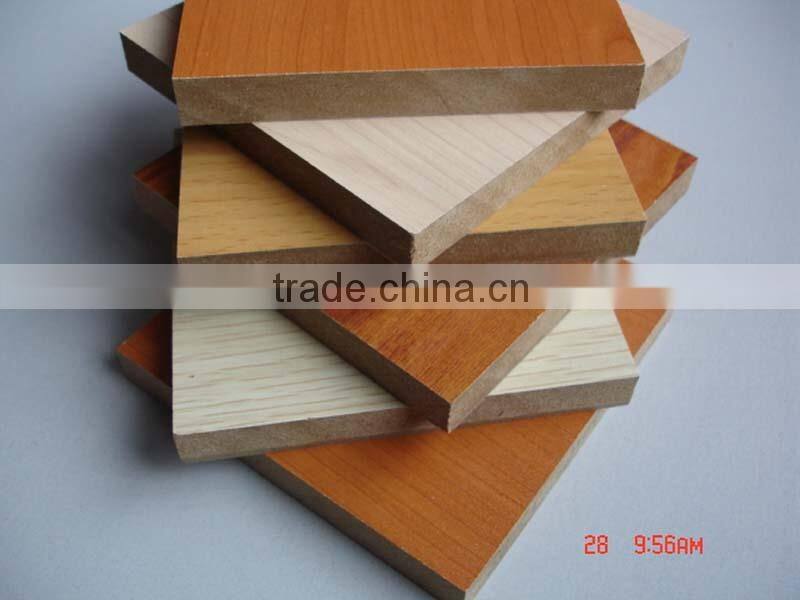 Hot melamine particle boards for indoor decoration and furniture