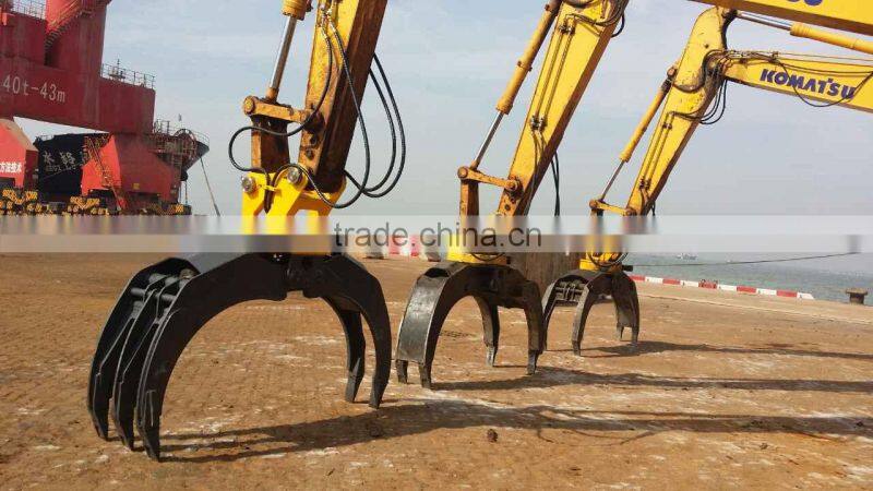 excavator scrap grapple, material for KOBELCO SK250 SK260 excavator