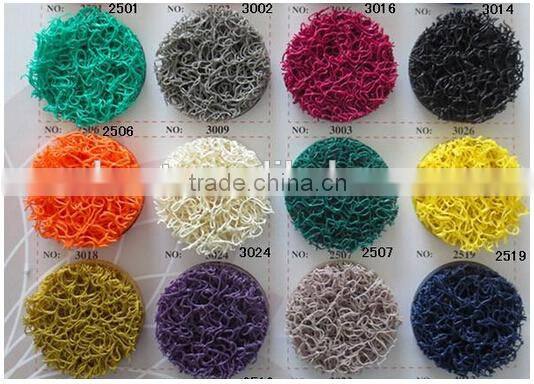 Trade Assurance Single color pvc material anti slip foot mat