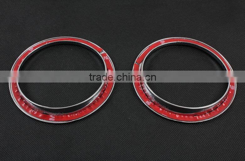 ABS Chrome fog light cover For Jeep Wrangler JK 2007+ off road auto parts jeep wrangler accessories