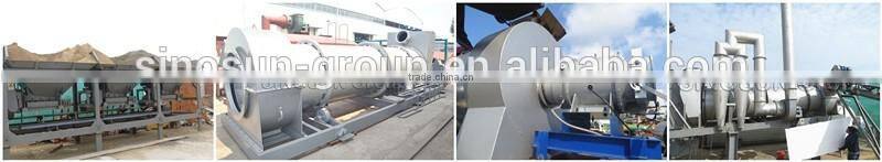 Low cost CAP20-80 continuous asphalt drum mix plant, Bitumen Drum Mix Plant