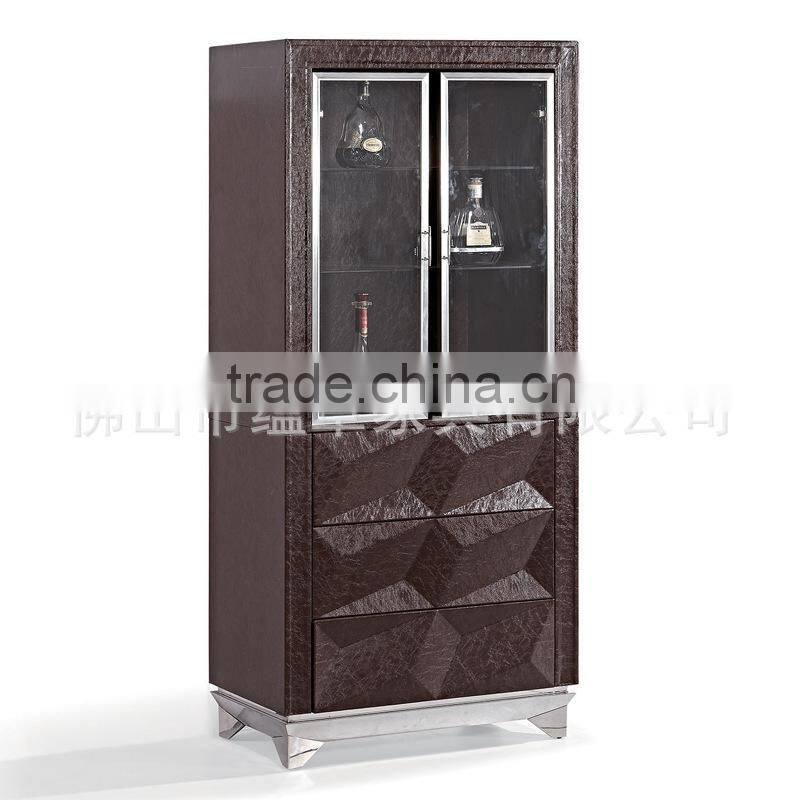 unique design stainless steel wooden movable bookshelf