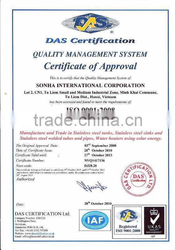 Polished stainless steel welded pipe - A554 mirror surface