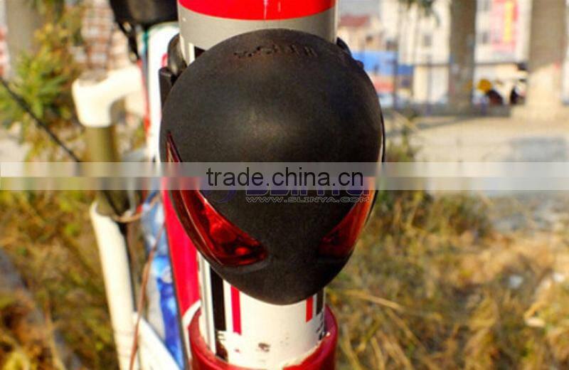 2 LED 4 Color Option ABS Material Alien Shape Bike Light Spider Tail Light