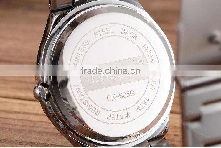 Best Friend Birthday Gift CE RoHS Day/Date Couple Lover Wrist Watch Water Resistant Couple Lover Wrist Watch Women