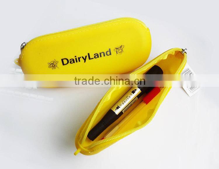 2015 Custom Silicone kids pencil case/Silicone pencil case for kids
