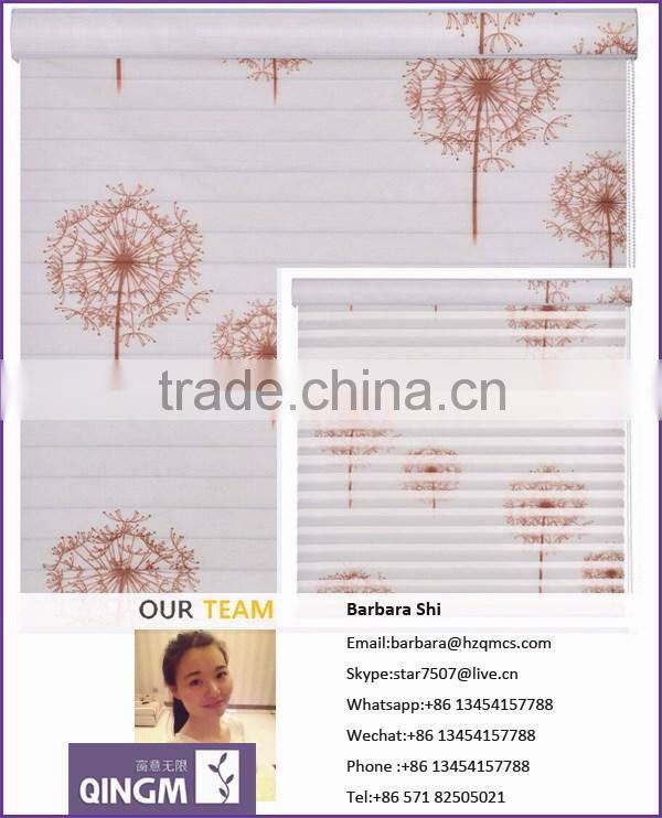 2016 latest design printing shangri la blind for window blinds roller shutter