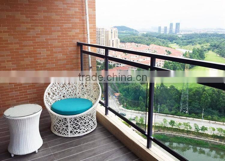 Relax Chair and Ottoman Wicker Patio Set