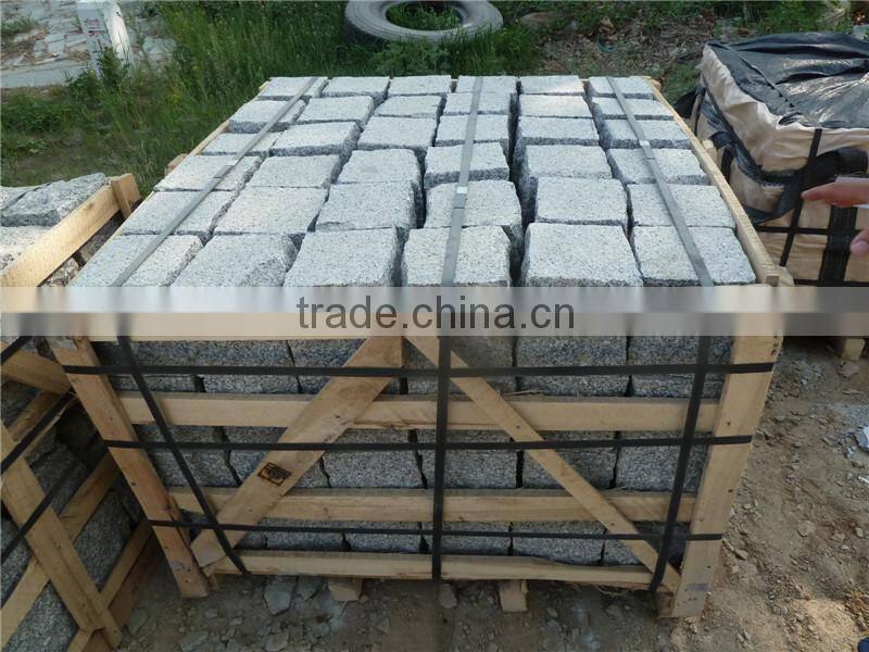 china cheapest grey granite cube for paving