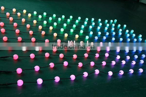 color changing DMX 3D ball for outdoor 100% waterproof ball curtain