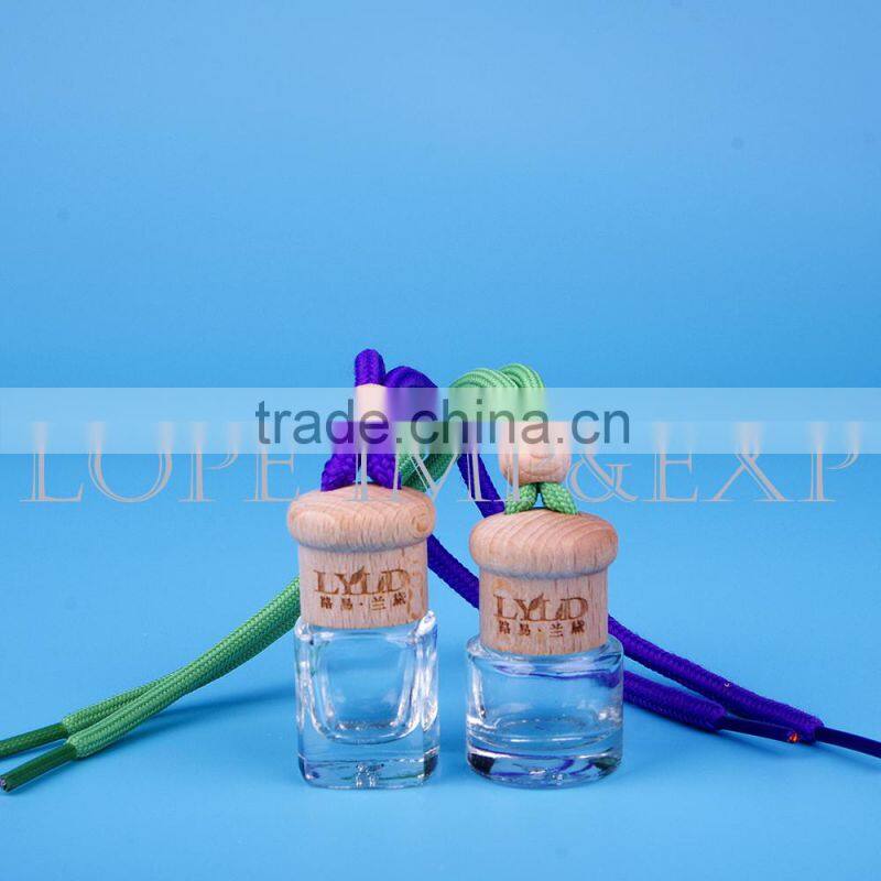 5ml Cubic Empty Hanging Car Perfume Bottle