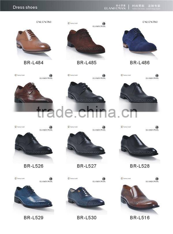 The newest cow suede leather dress men shoes
