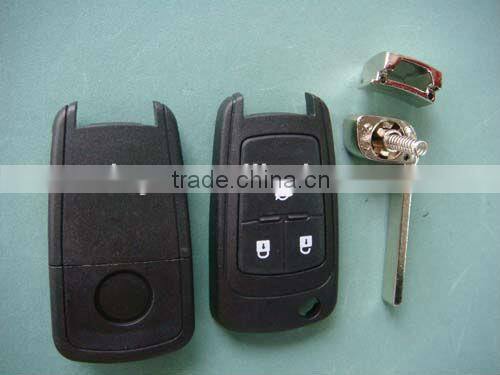Tongda 3 button flip key shell,key blank for Chevrolet Cruze