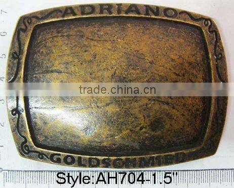 2015 hot selling buckle gold plated metal buckle square shape metal buckle