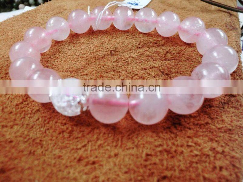 My Girl Friend Gift Lucky Precious Gemstone Bracelet Love Expressive Gift Rose Quartz Bracelet