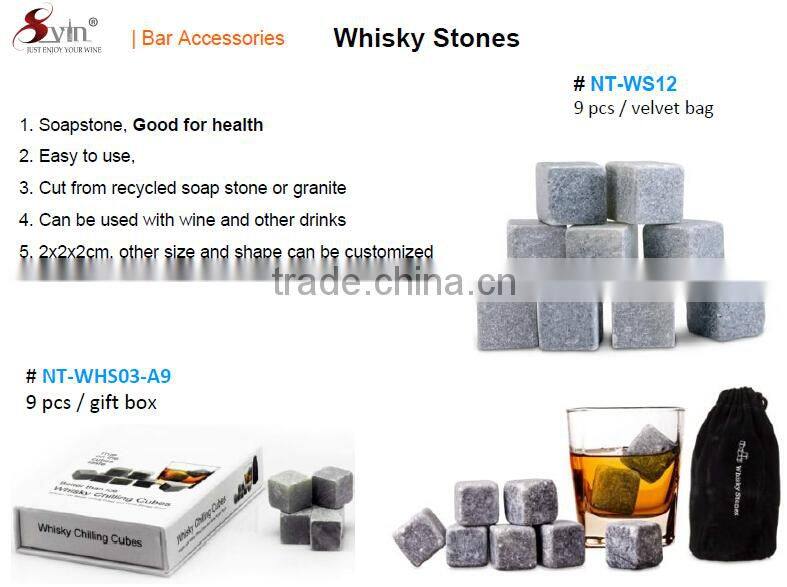 NT-WS12 Whiskey Chilling Rocks granit stone whiskey