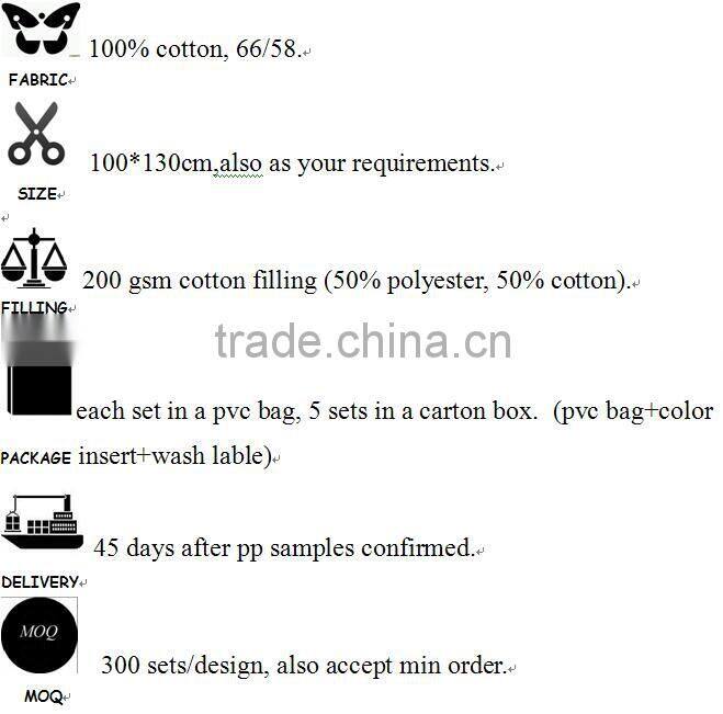 100%Cotton Patchwork Quilt Sing a Song Juvenile Quilt