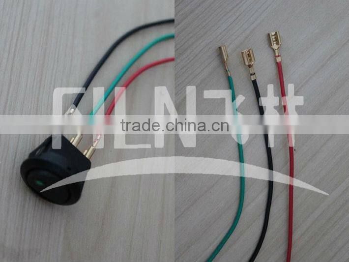 Nylon 9 Pins ON OFF 15A Rocker Switch Panel Mounting