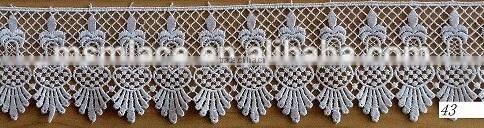 2015 new chemical lace trim water soluble lace trim china supplier