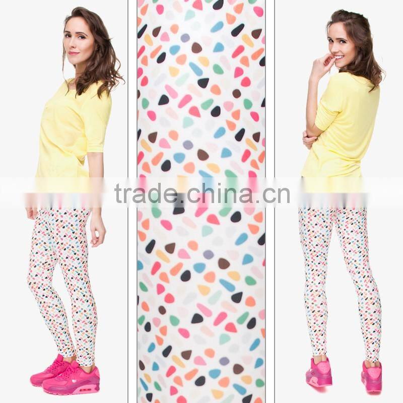 factory hot sale 3d digital full print indian girls wearing leggings fitness