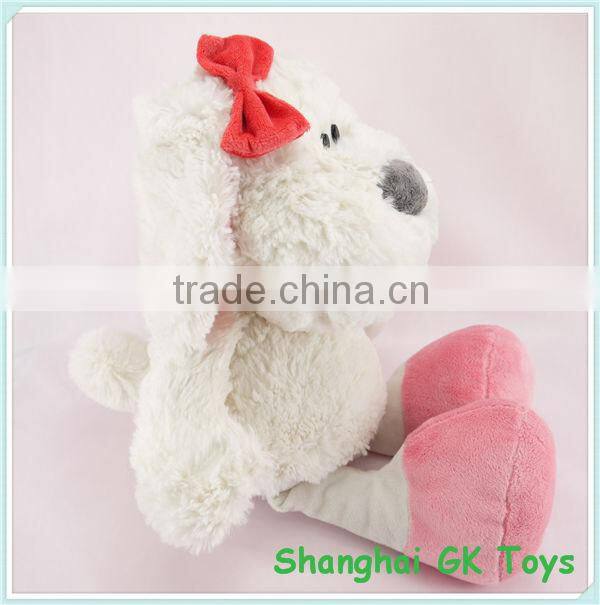 Pink Butterfly hairpin Cute Plush Bunny