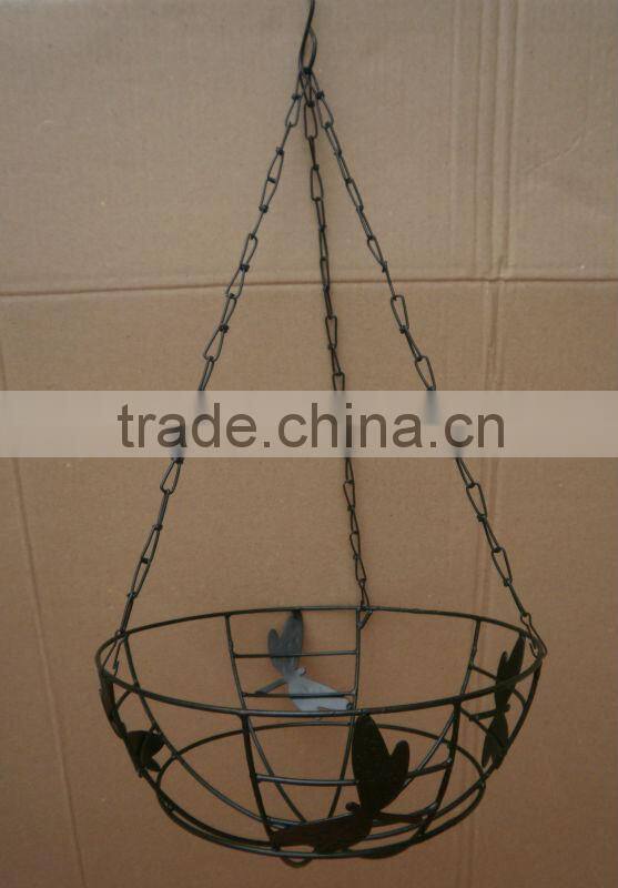 Garden Hanging Basket with Coco Liner & Coco Disk