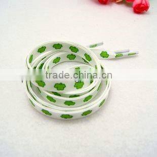 Heat transferred custom printing shoelace for sneaker