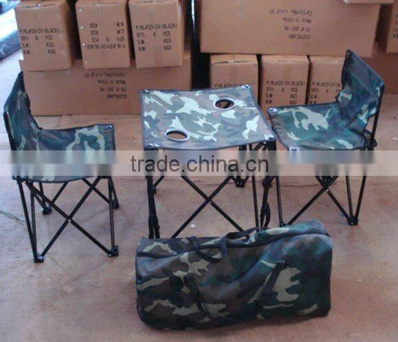 Foldable beach chair set 2pcs foldable beach chairs with 1pc foldable beach table