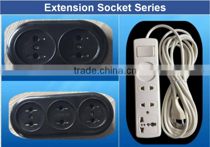 YK1001 Hot sale Europeann style 3 way extension socket