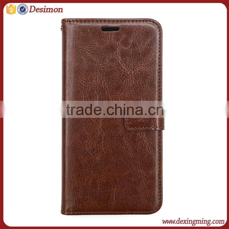 magnetic flip leather custom case cover for Samsung S7 edge