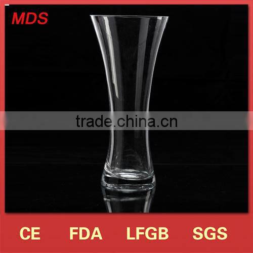 Wholesale tall glass vase transparent wedding centerpiece vases