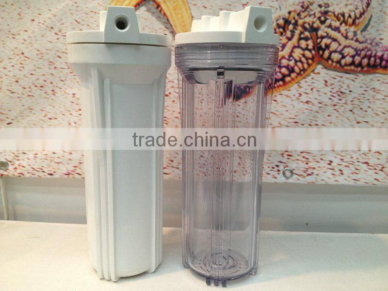 transparency water filter cartridge housing