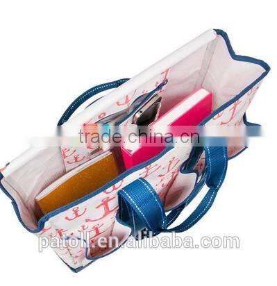 Fashion promotional foldable blank canvas full color printing tote bag