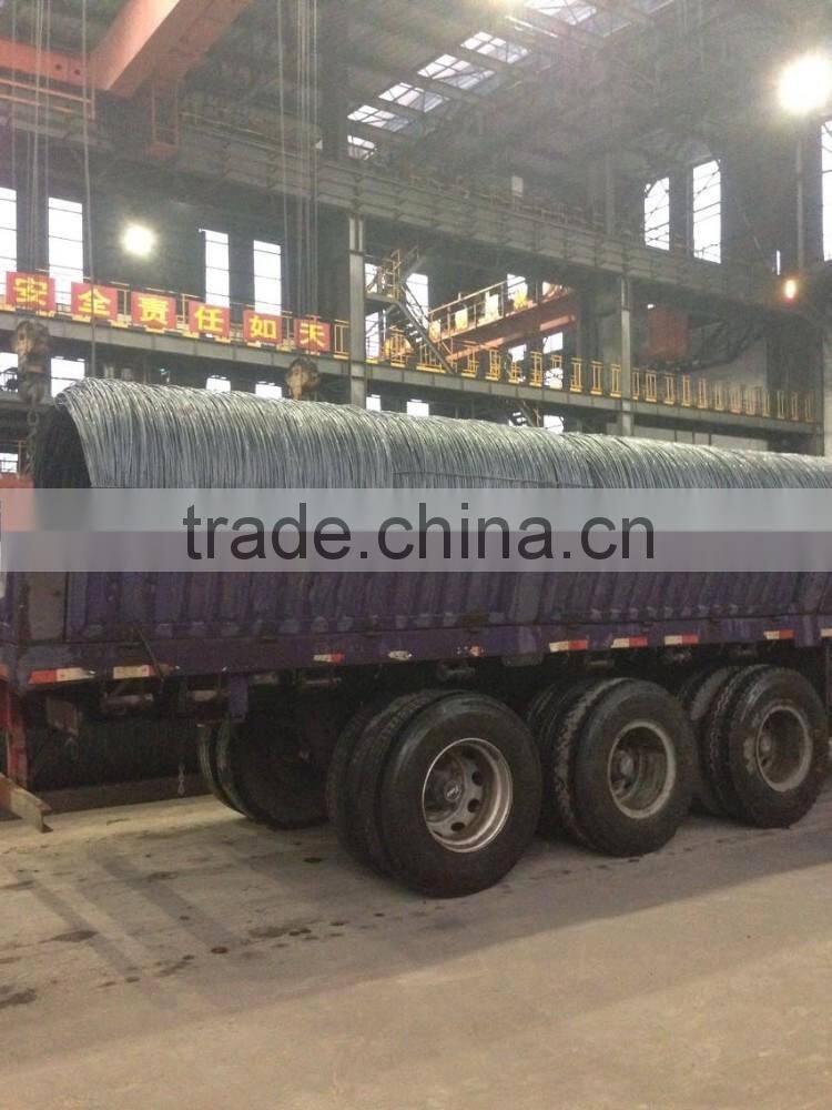 Hot rolled low carbon high tensile SAE1008 wire rod for wire drawing