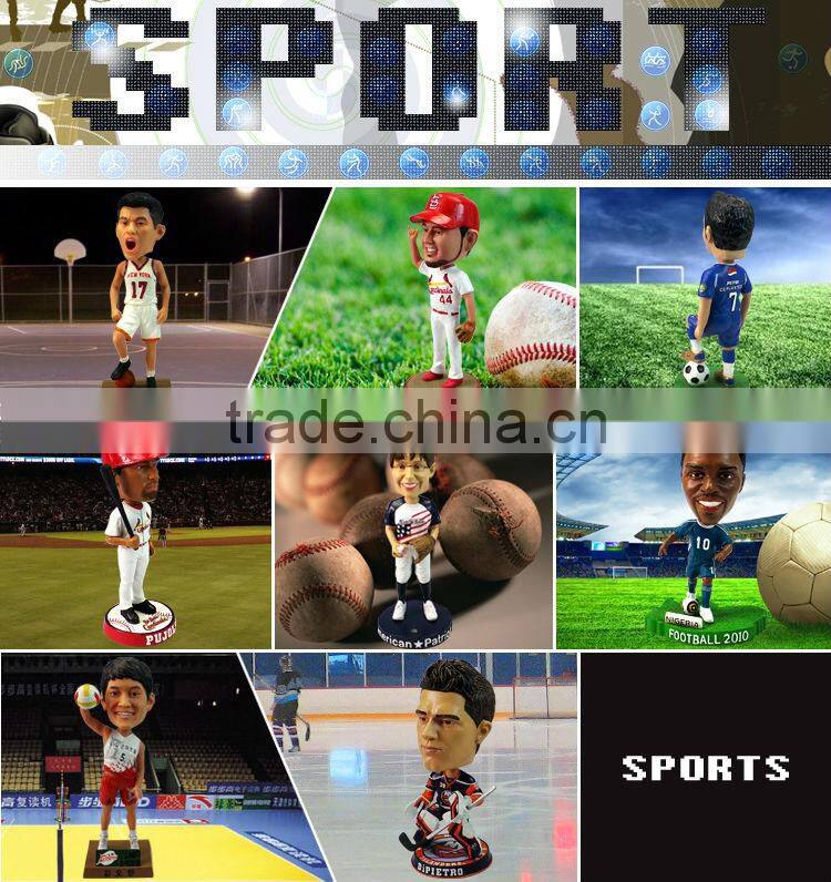 custom resin personal sport action figure