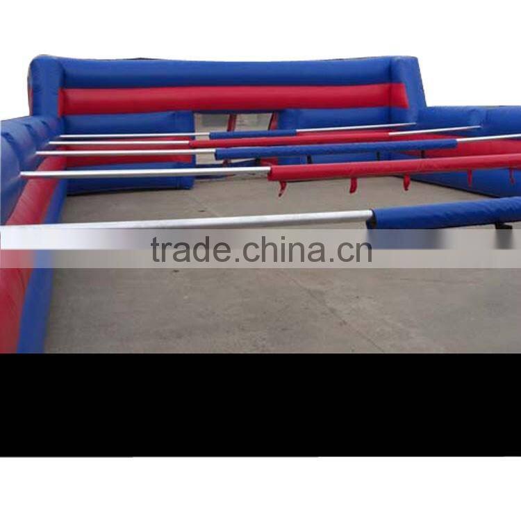 giant inflatable human football game,amazing inflatable human table football