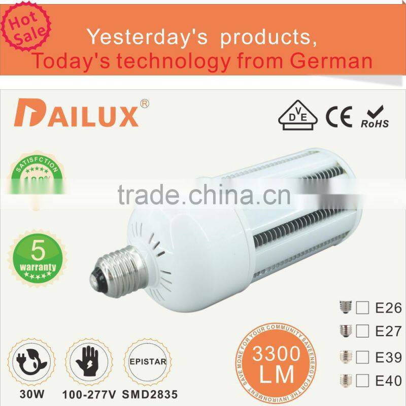 New arrival 2835SMD 30w led bulb E27/E40 LED Corn Light
