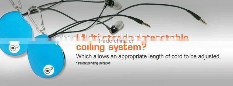 2014 fashional earbud cable winder