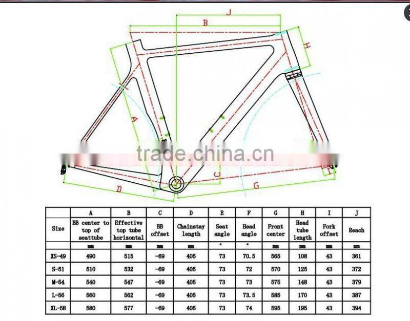 MeyerGlobal New design oem S3-14 carbon road bike parts china cheap bicycle frame bicicletas carbono can use 700C wheelset