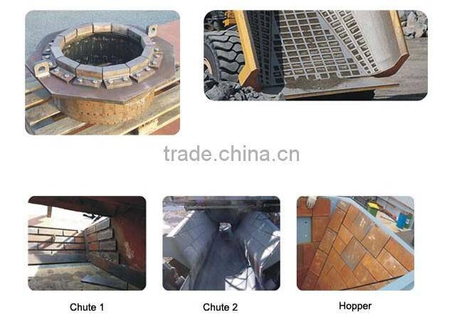 Hardfacing bimetal high chromium tungsten steel backing laminated wear plate/ tungsten wear plate