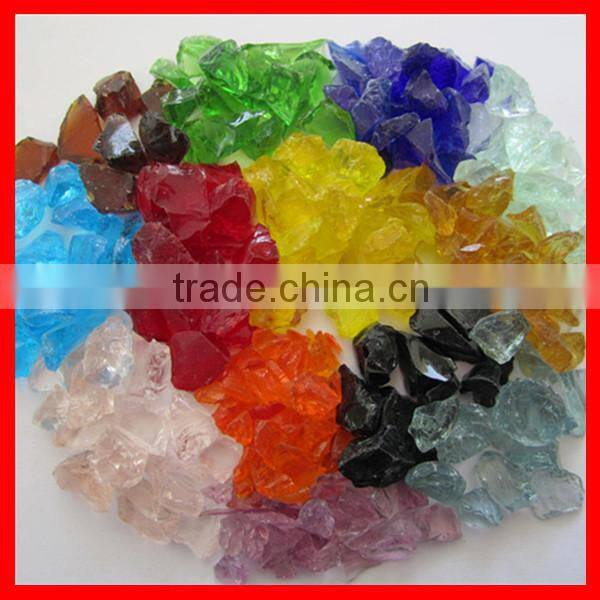 Crushed black quartz terrazzo chips flooring material