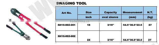 Hand Swaging Tool