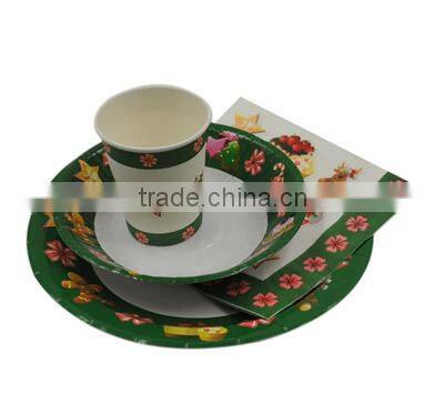 Paper Party Kits of Cup Plate Napkin
