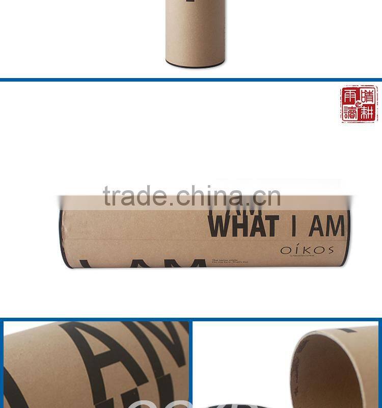 kraft paper custom cylinder paper t-shirt packaging box