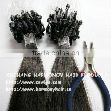 SUPER QUALITY human hair extensions easy loop micro ring